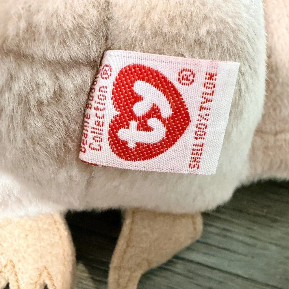Ty Beanie Buddies Batty Bat Tan Brown 2000 Vintage Plush Toy Wings